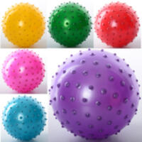Мяч массажный MS 0664 (250шт) 6 дюймов, ПВХ, 45г, 6 цветов