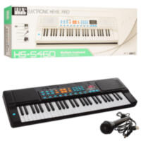 Синтезатор HS5460A 54 клавіші, мікрофон, запис, USB зарядне, муз., кор., 78-25,5-9,5 см.