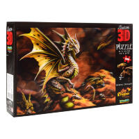 Пазлы 3D 10091 (6шт) драконы, 61-46см, 500дет, в кор-ке, 31-20,5-5,5см
