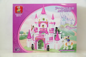 Конструктор Розовая мечта В0151 Конструктор Sluban M38 B0151 Розовая мечта состоит с 508 деталей, с которых можно построить замечательный замок для принцессы.  