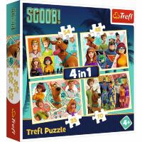 Puzzles - "4in1" - Scooby Doo and friends / Warner Scooby Doo - Scoob Movie
