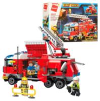Детский конструктор Пожарная машина QMan 2807