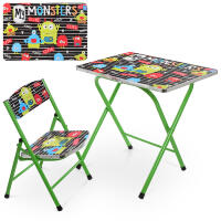 Столик A19-MONST (1шт) стол 40*60см, 1 стульчик, в кор-ке, монстр