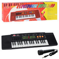 Синтезатор SK-3701 (18шт) 37 клавиш,микрофон, муз,6 ритмов, демо, на бат-ке,в кор-ке,63,5-19,5-7,5см