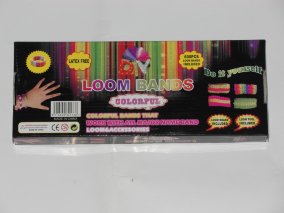 Набор резинок Loom Bands Набор резинок для плетения браслетов состоит с 600 шт. резинок, ткацкого станка, крючка и соединительных клипс.  